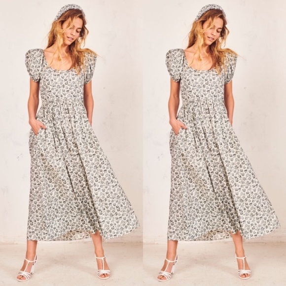 Free People X Love Shack Fancy Lais Dress - Picture 4 of 10